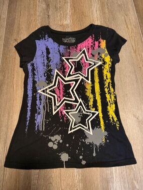 Women’s Rocker Girl by All Access Black Graphic Star Tee